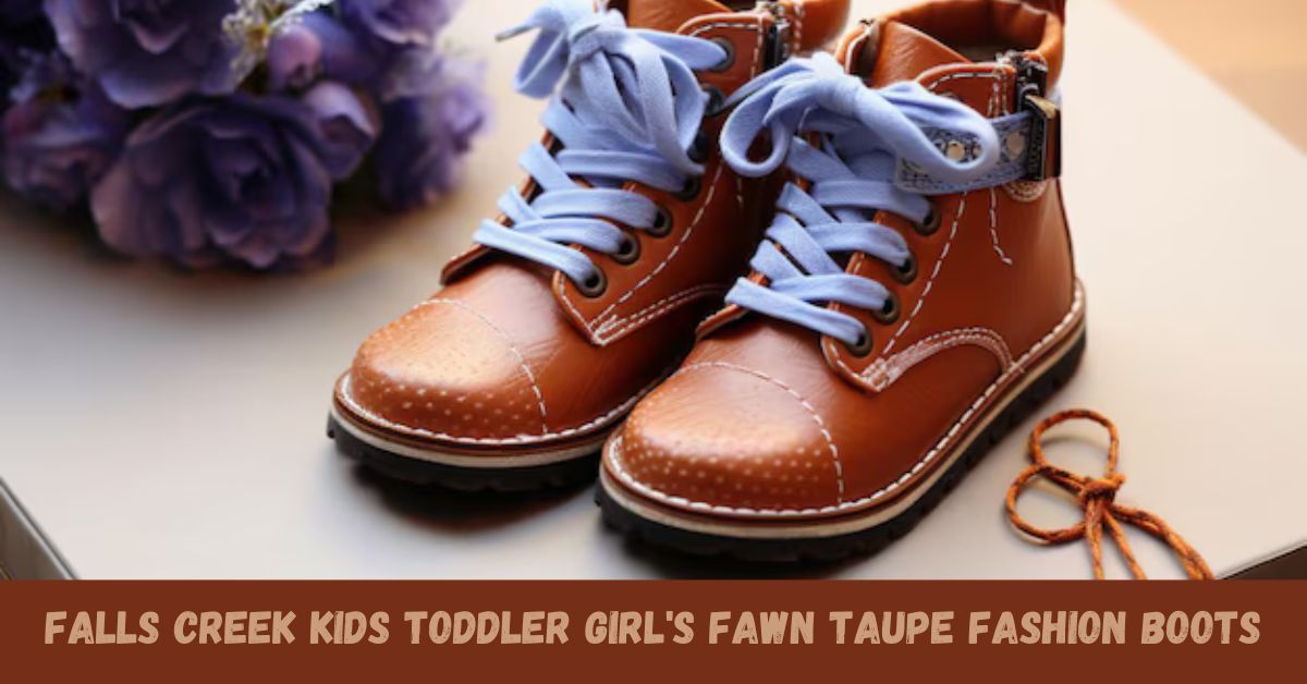 falls creek kids toddler girl's fawn taupe fashion boots